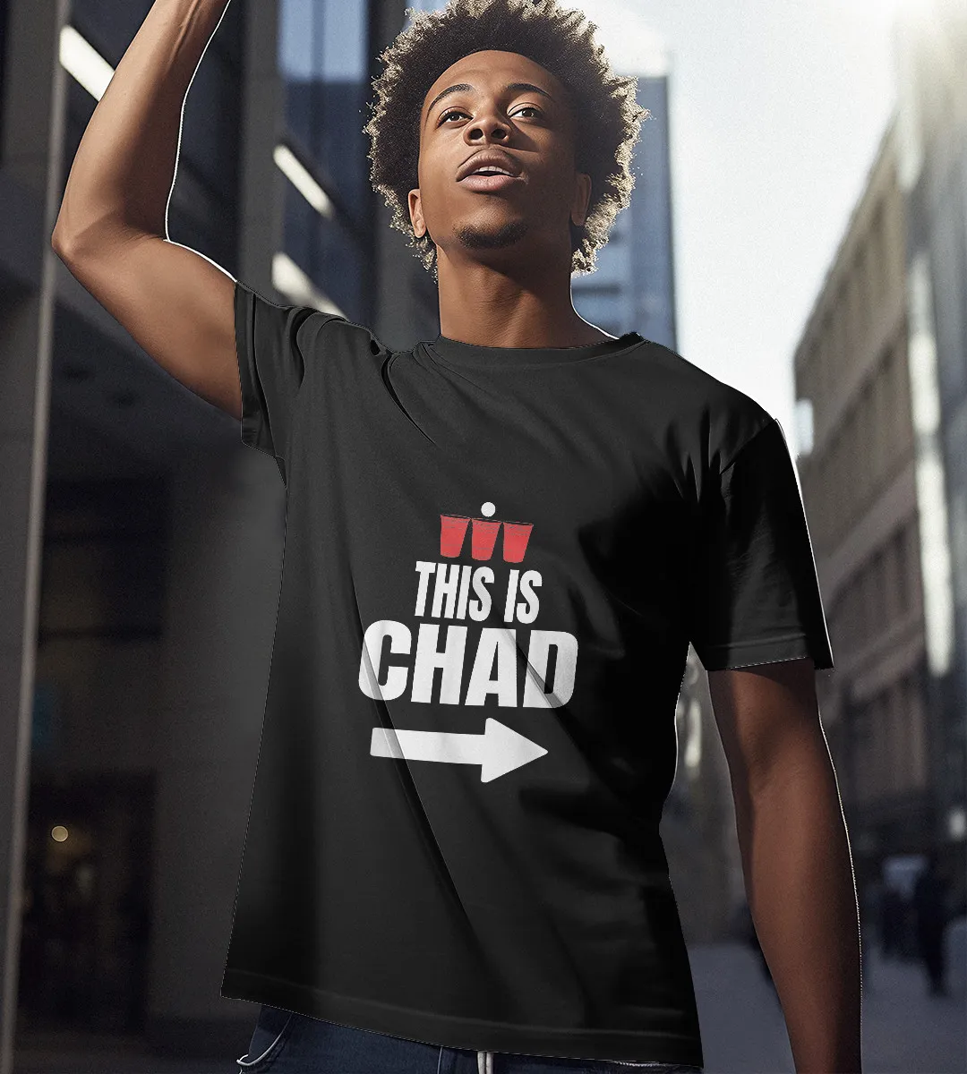 1sttheworld T-Shirt - Chad And Brad Costume T-Shirt Black A35