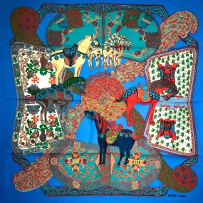 Art des Steppes Hermes Scarf by Faivre 90cm Silk NIB