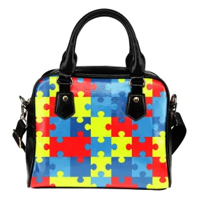 Autism Awareness Shoulder Handbag