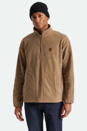 Beta 1/2 Zip Mock Neck - Oatmeal