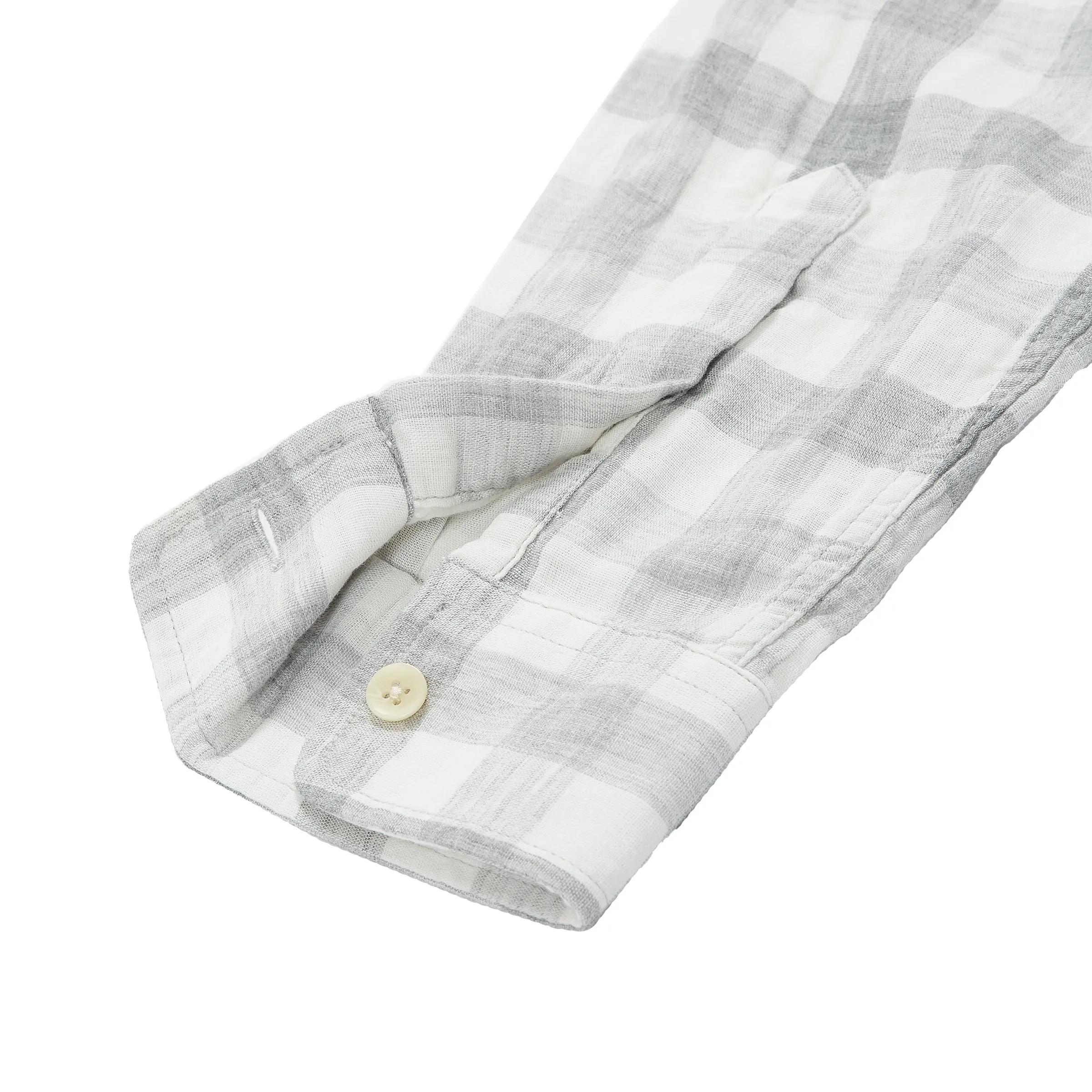 Durham Double Cloth Shirt - Heather Gray Gingham