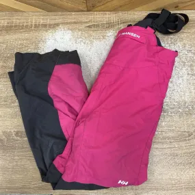 Helly Hansen - Kid's Bibbed Snow Pants - MSRP $190: Pink/Black-children-9Y