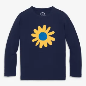 Long sleeve sunflower tee