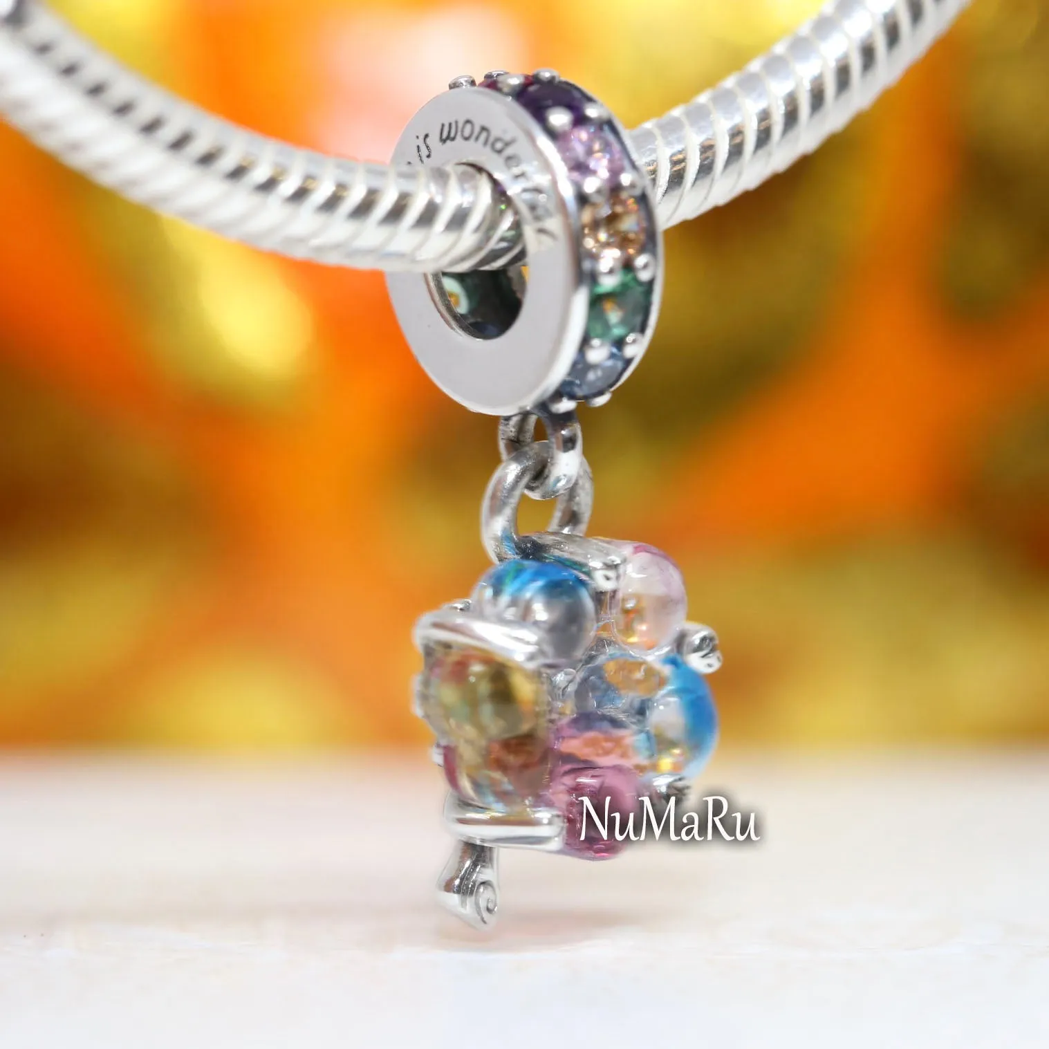 Togetherness Tree Murano Glass Dangle Charm 790768C01