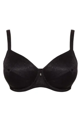 Ulla Dessous Alice Underwire Full Cup Bra (Cups H to I), Black (3825)